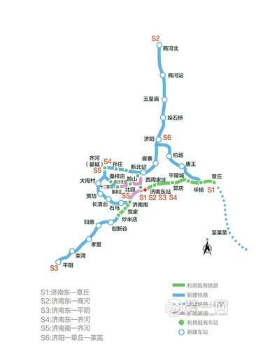 济南公布三网合一交通体系方案 将开6条市域铁路s线